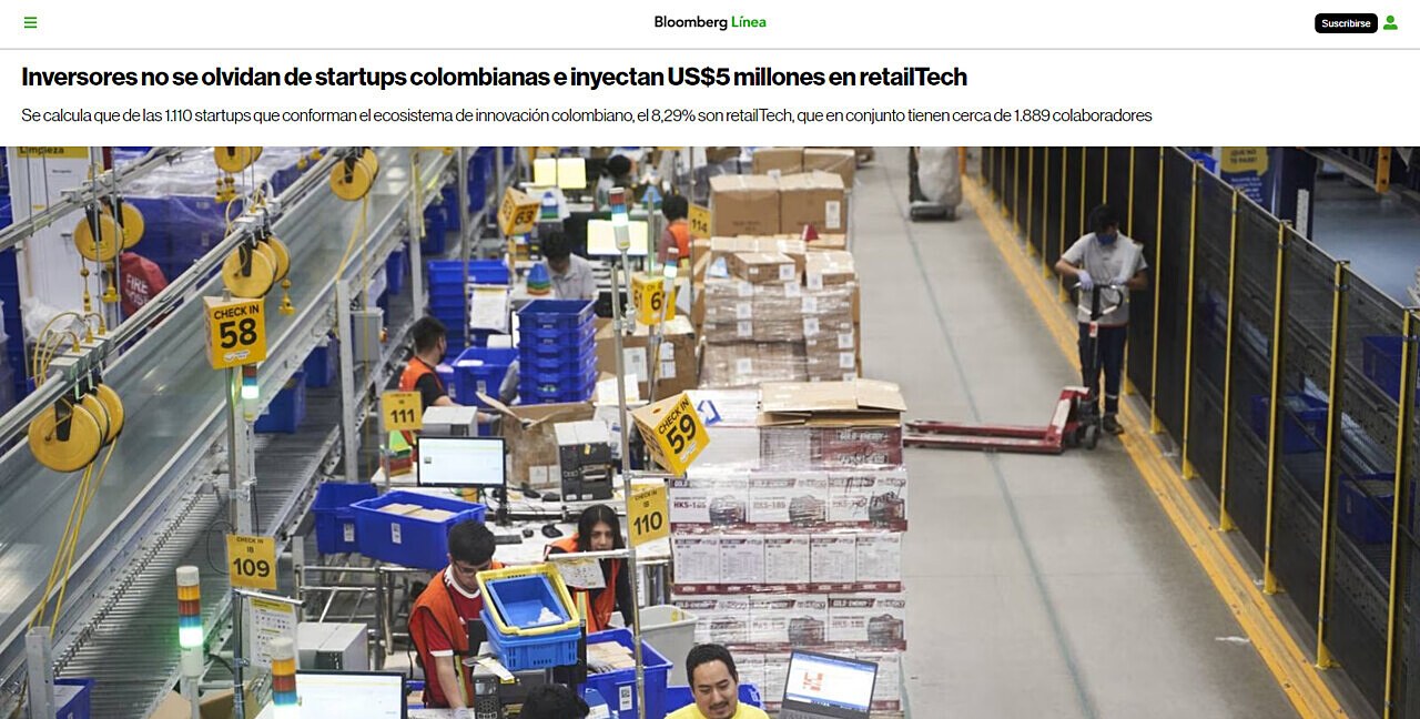 Inversores no se olvidan de startups colombianas e inyectan US$5 millones en retailTech